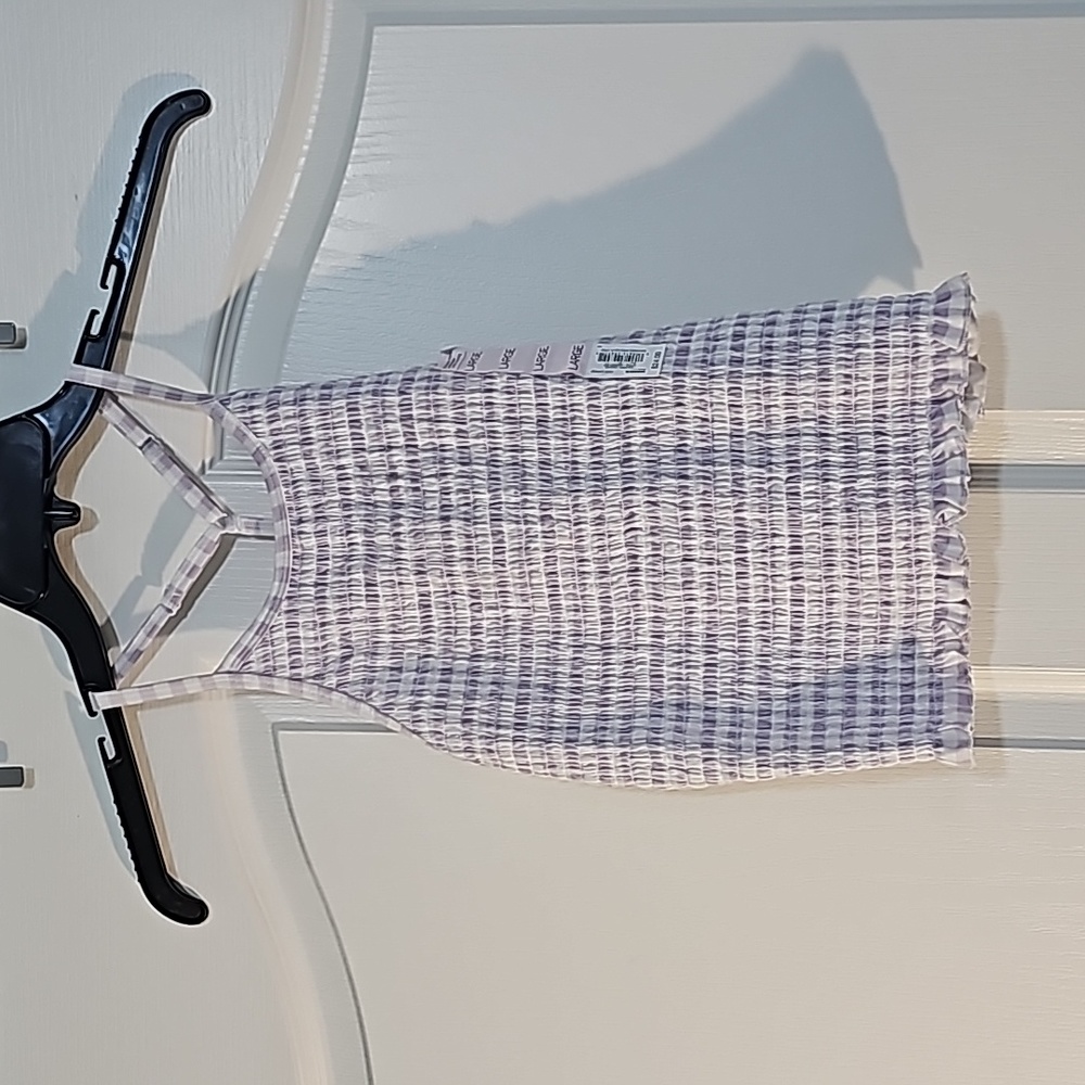 SO Smocked High-Neck Cami